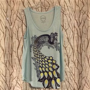 Lucky brand size large peacock tank
